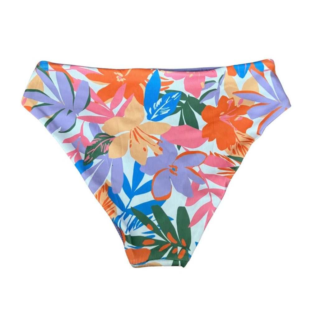 Cupshe Multicolor Leaf Print Bikini Bottom